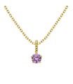 October Birthstone Silver Necklace SPE-5708